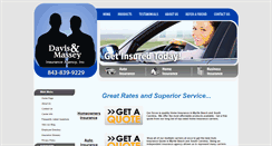Desktop Screenshot of davisandmasseyinsurance.com